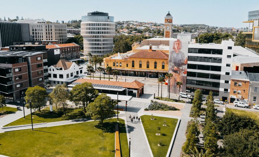 Museum Park, artwork by Fintan Magee