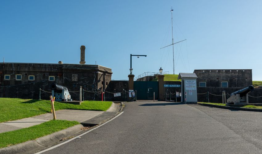 Entrance to Fort Scratchley. Image: Paul Dear