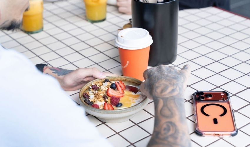 Monte Cafe Newcastle breakfast granola Monte Cafe Newcastle breakfast granola
