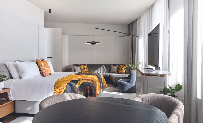 Internal view of room at Crystalbrook Kingsley