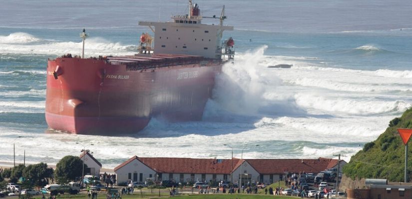 Iconic image of the Pasha Bulker, taken by local photographer Murray McKean